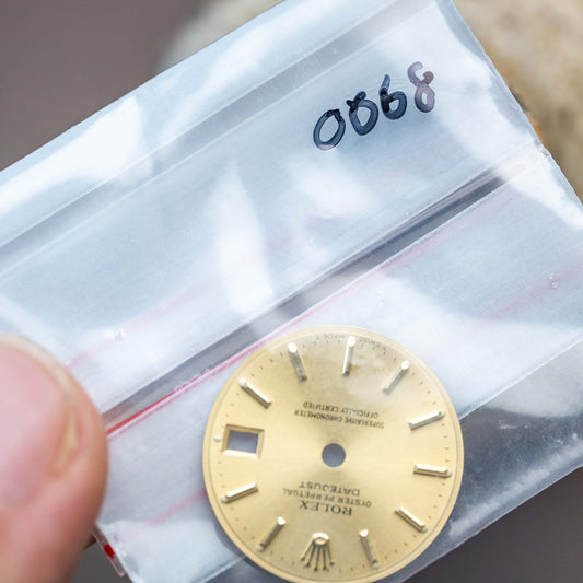 Rolex Lady Datejust 26 mm Gold Dial für 6917 | 69178 | 69173 Tritium