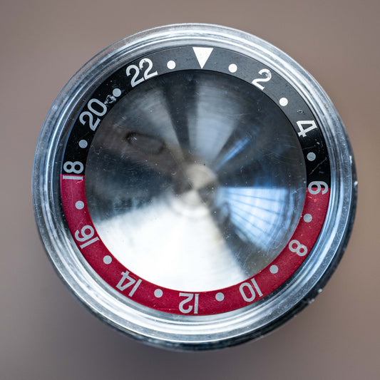 Rolex faded Serif „Coke“ Inlay | Insert | Einlage schwarz für GMT-Master 16700 | 16710 | 16760 Saphir Modelle