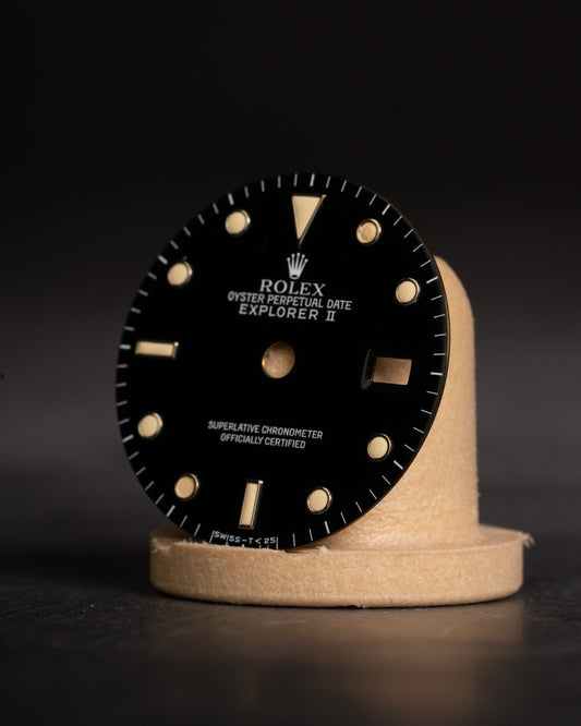 Rolex black dial for Explorer II 16570 | 16550 Tritium Patina