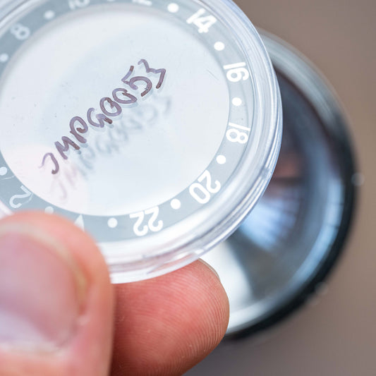 Rolex Inlay | Insert | Einlage schwarz für GMT-Master 16700 | 16710 | 16760 Saphir Modelle