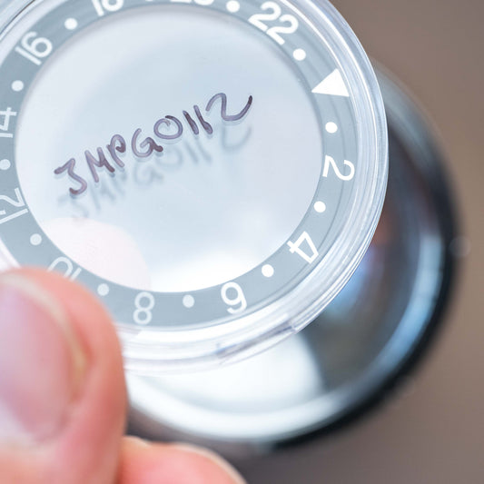 Rolex Inlay | Insert | Einlage schwarz für GMT-Master 1675 | 16750 Plexi Modelle