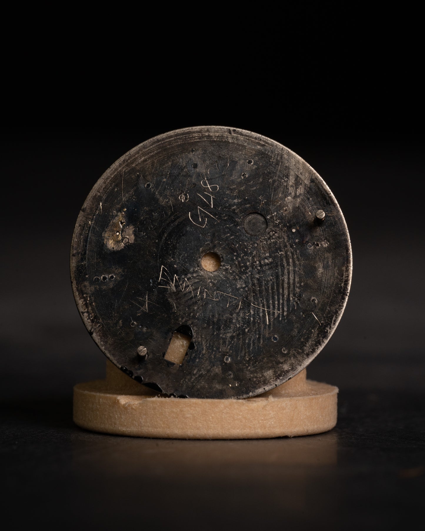 Rolex silver print black gloss Buckley dial for OP Datejust 36mm Tritium 16234 16014 16200 and others