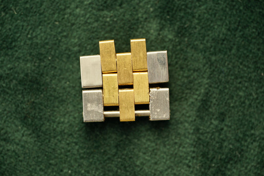 2 Rolex Jubilee links 15,4 mm steel / 18kt. yellow gold