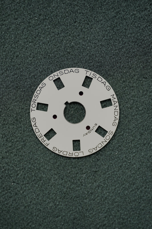 Rolex NOS Swedish day disc for Day-Date cal. 3055
