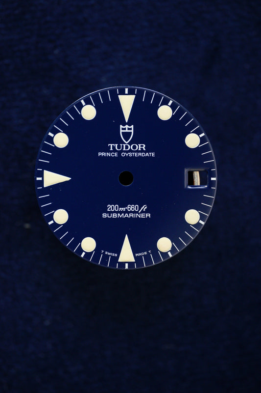 Tudor Blue Gloss Dial for Submariner 79090 Tritium
