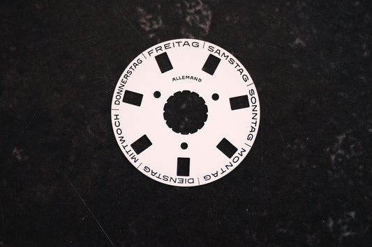 Rolex silver day disc caliber 3155 "german" für Day-Date 18238 / 18239 / 118238 / 118239