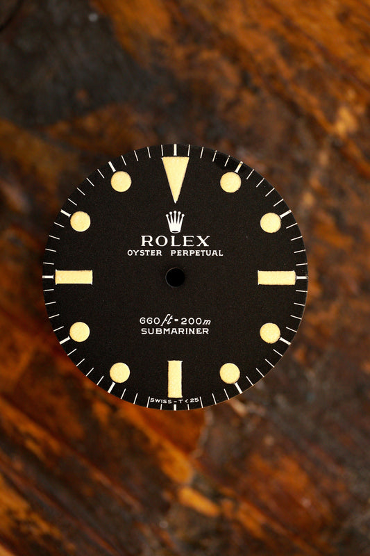Rolex matte dial Serif / Seriph version for Submariner 5513 tritium