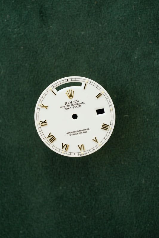 Rolex NOS white roman dial for Day-Date 36 mm 18238 / 18038 and others