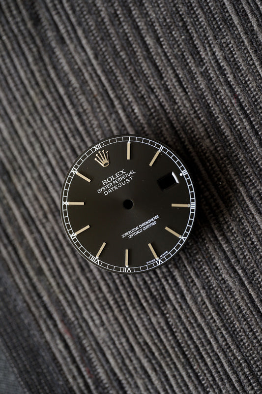 Rolex black dial for OP Datejust 36mm Tritium 16234 | 16014 | 16200 and others