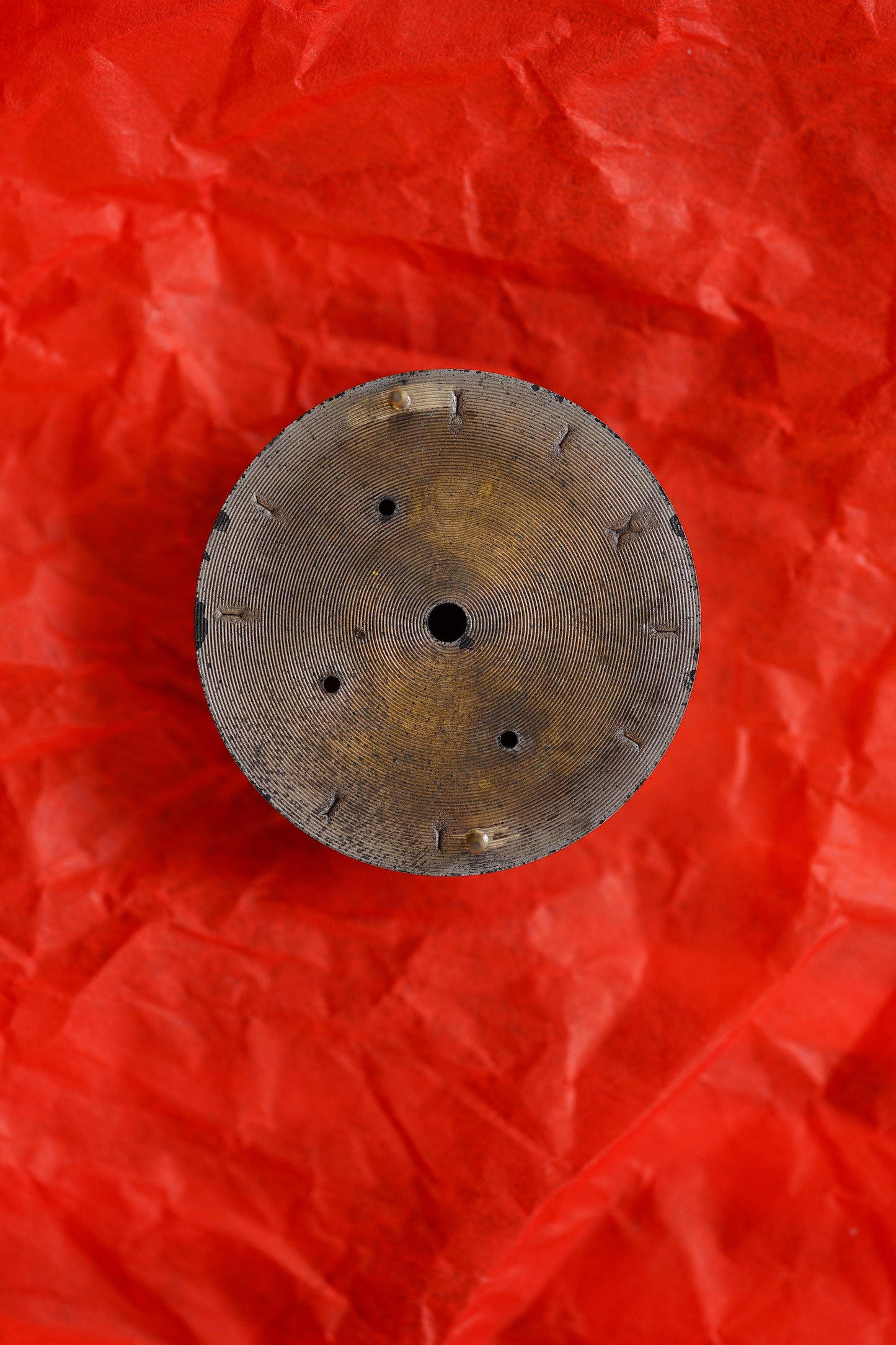 Enicar NOS Aqua Graph black dial for vintage chronograph Tritium