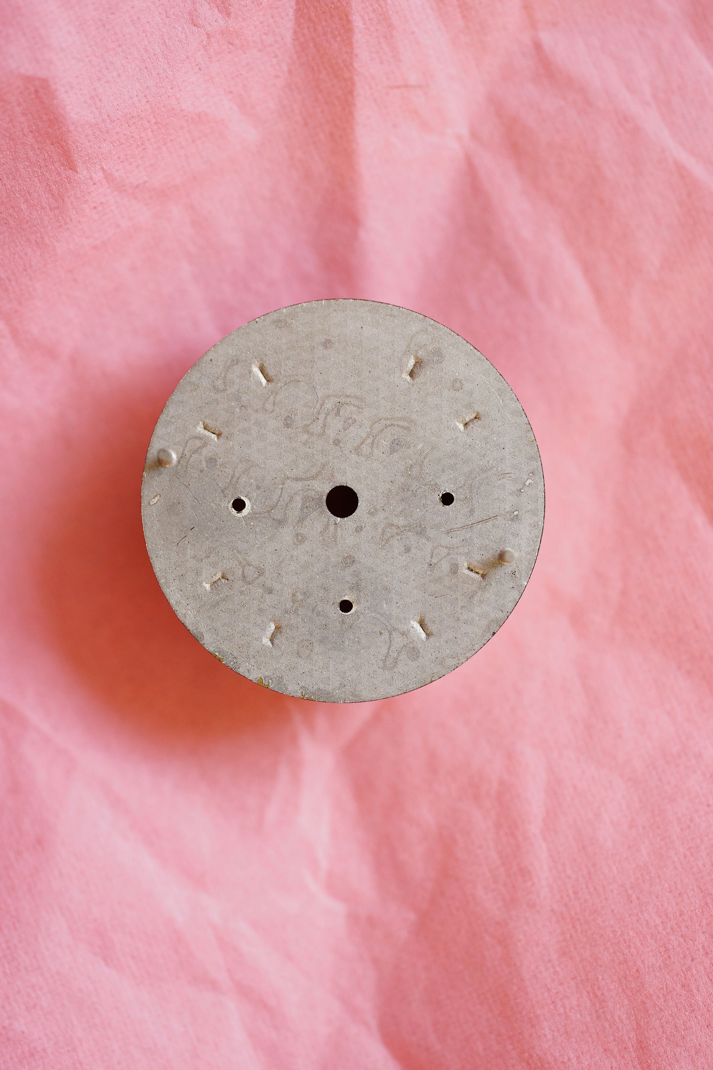 Enicar NOS black dial for vintage chronograph models with tritium lume