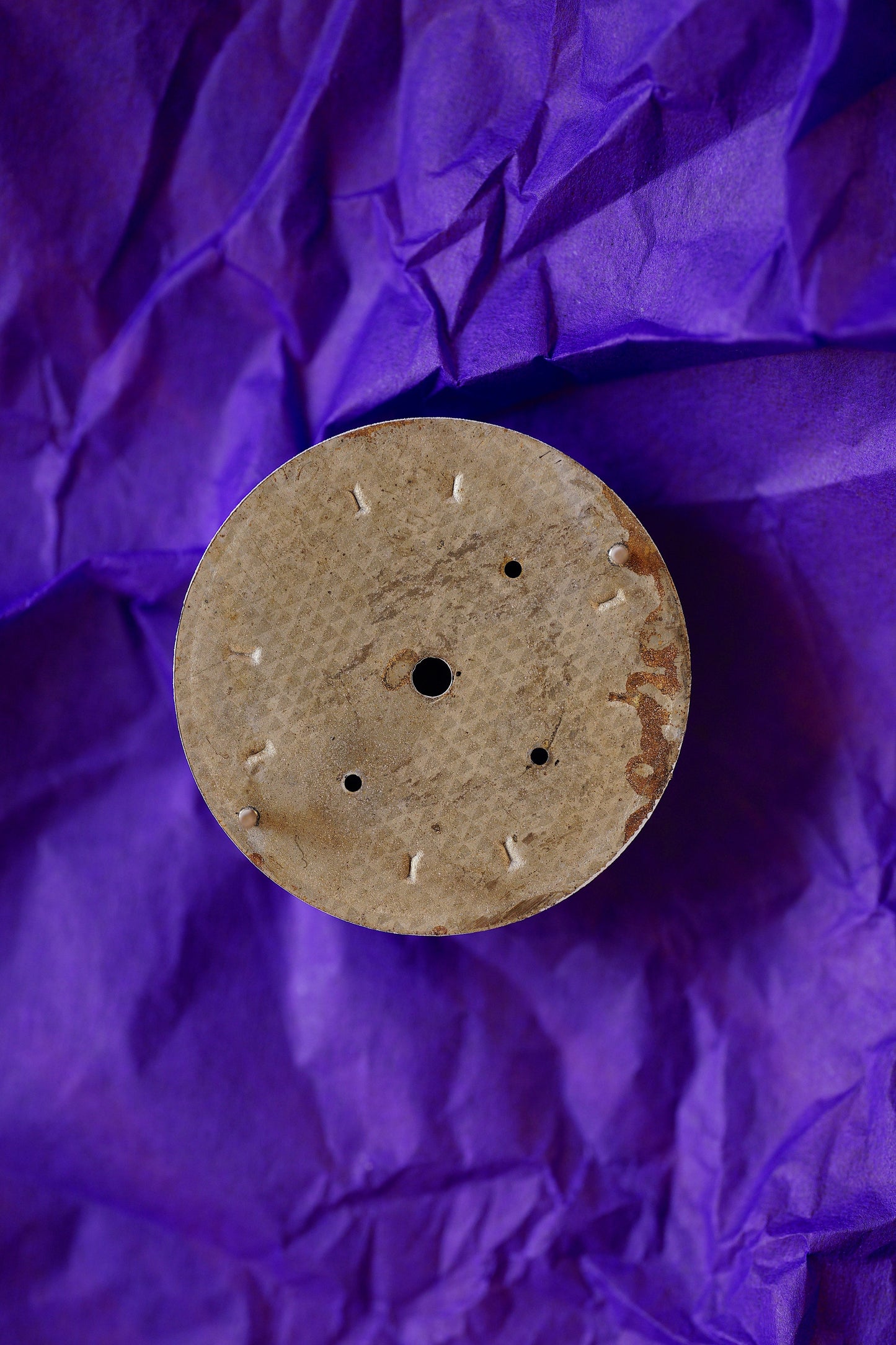 Enicar NOS white dial for vintage chronograph Tritium