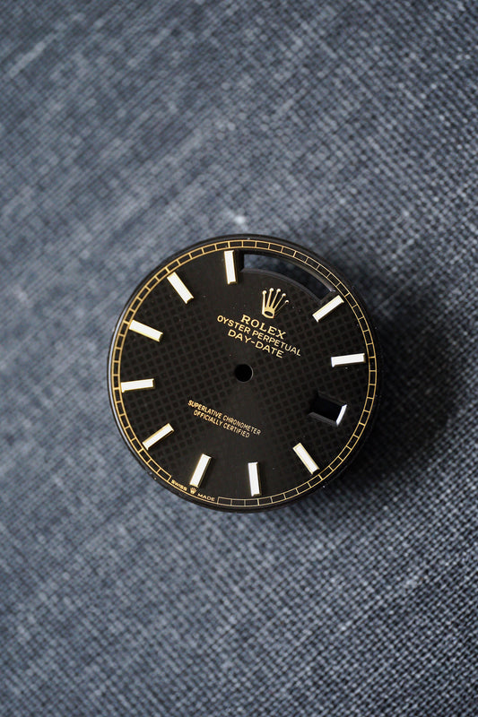 Rolex black index dial for Day-Date 40 mm 228238 | 228348