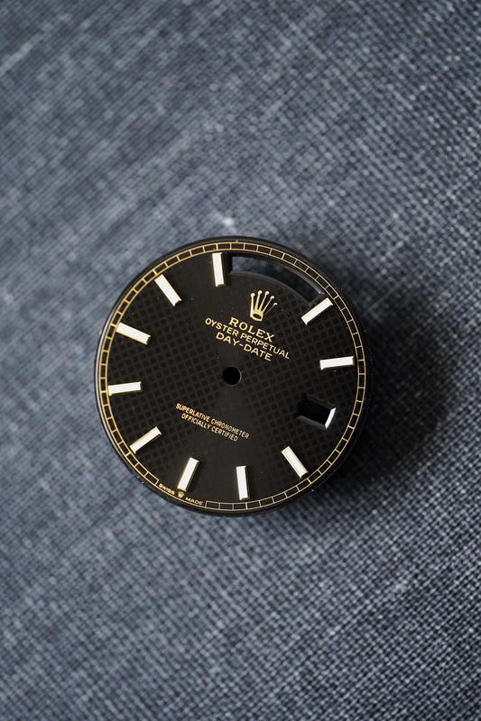 Rolex black index dial for Day-Date 40 mm 228238 | 228348