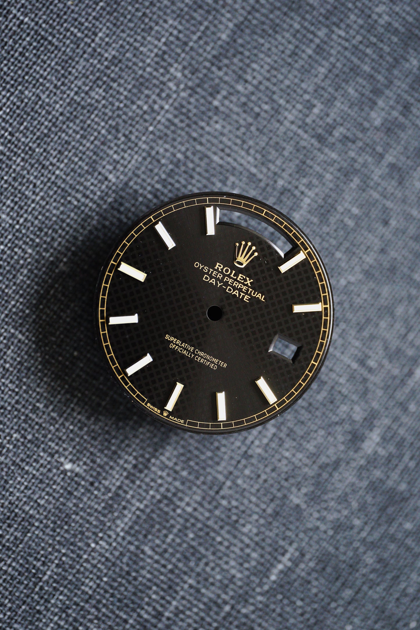 Rolex black index dial for Day-Date 40 mm 228238 | 228348