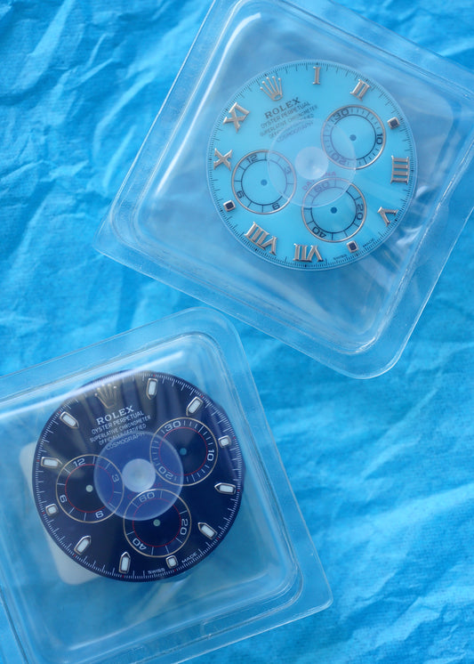 Rolex NOS Beach Zifferblatt blau Tiffany Türkis für Cosmograph Daytona 116509 | 116519 im Blister