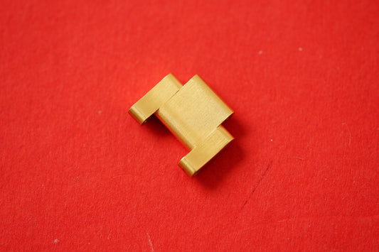 Rolex 18 kt yellow gold Oyster Link 15,35 mm with polished sides without screw