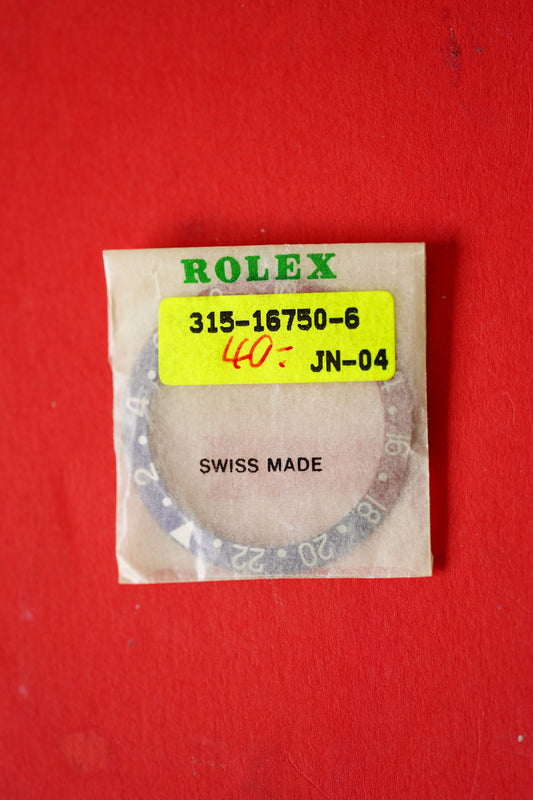 Rolex Ghost faded Red Back Inlay / Insert for GMT-Master 1675