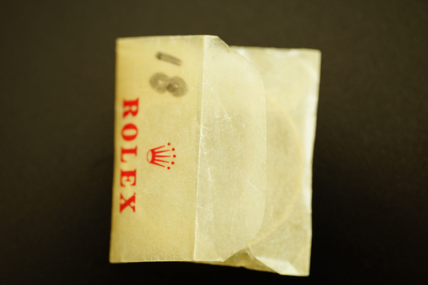 Rolex NOS Plexi Glas (T) 18 für Submariner 6536 (007 James Bond) Frist Superdome Plexi