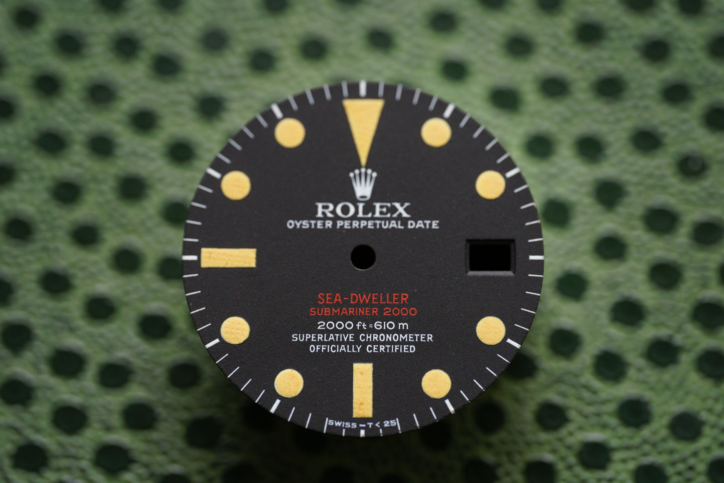 Rolex ‘Matte double red MKIII Dial’ dial for Sea-Dweller 1665