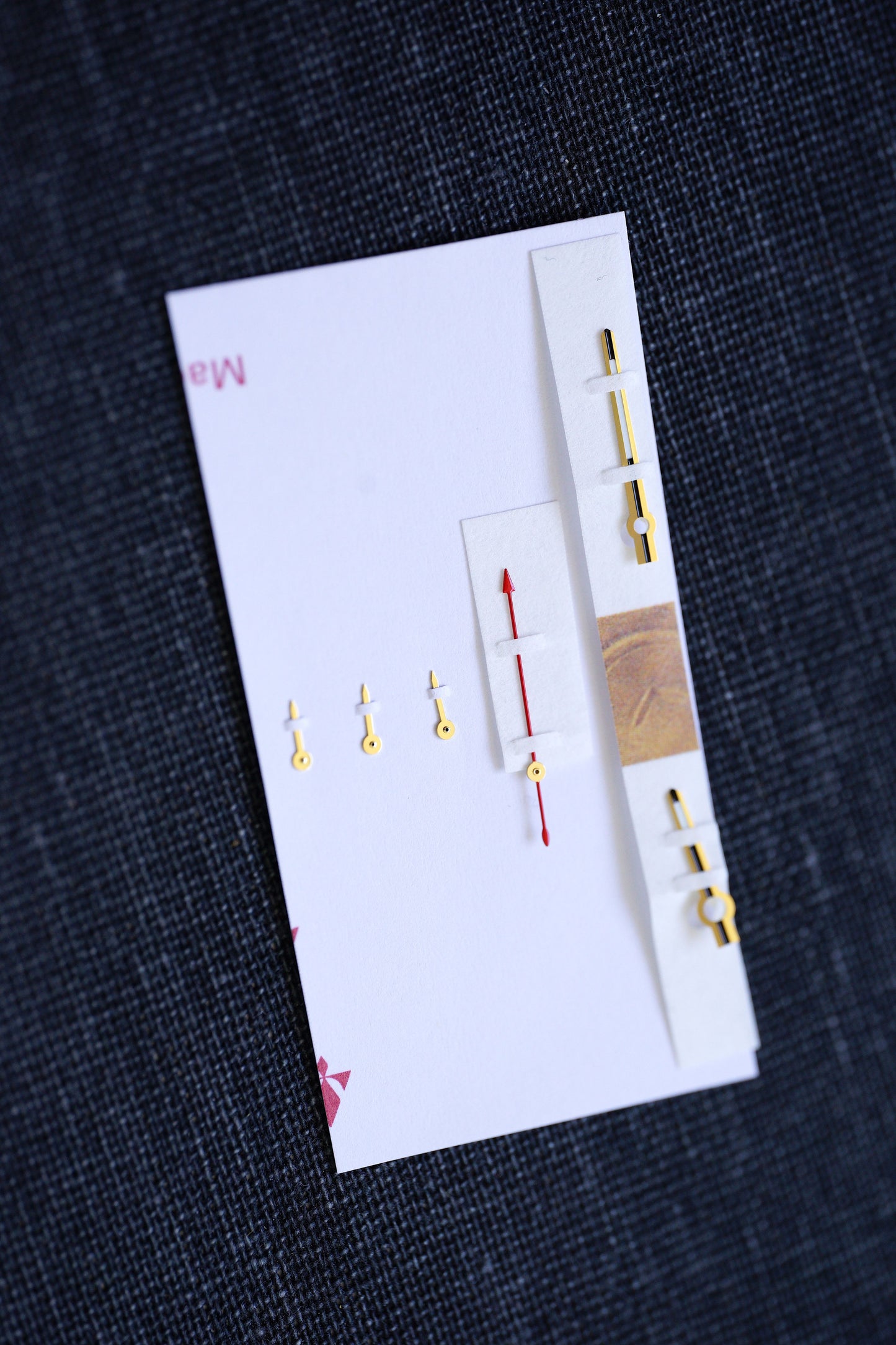 Rolex NOS Zeigersatz (roter Chronozeiger) für Daytona 116523 | 116528 | 116518 | 116508 und andere Luminova