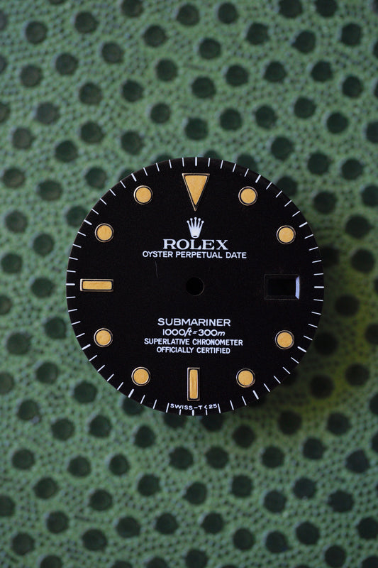 Rolex Zifferblatt für Submariner Date 16800 | 168000 | 16610 mit starker Tritium Patina