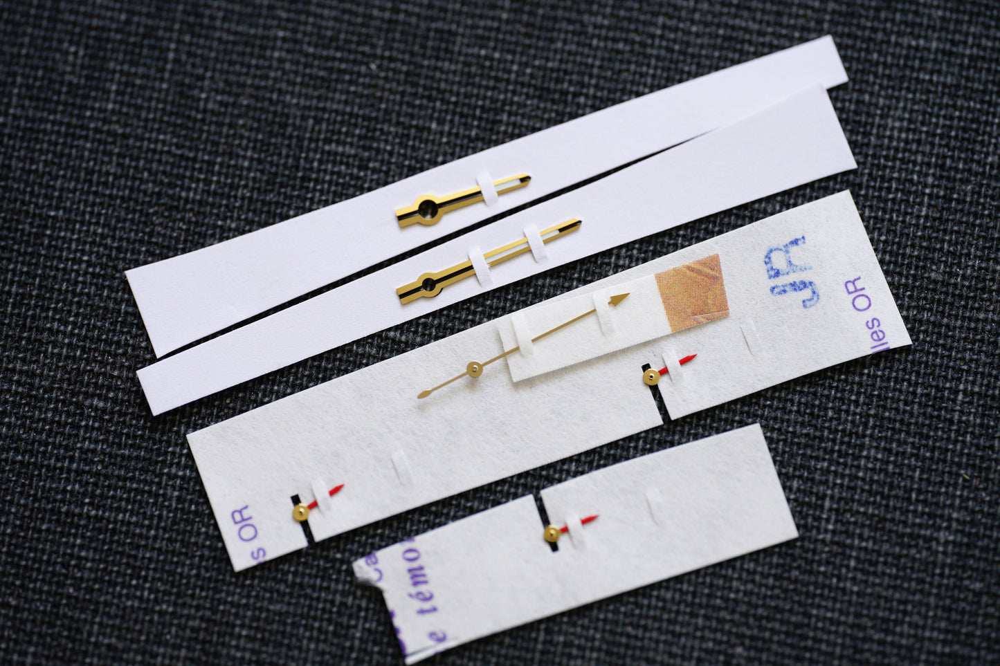 Rolex NOS "Racing Dial" Zeigersatz rot (red Hands) für Daytona 116523 | 116528 | 116518 und andere Luminova