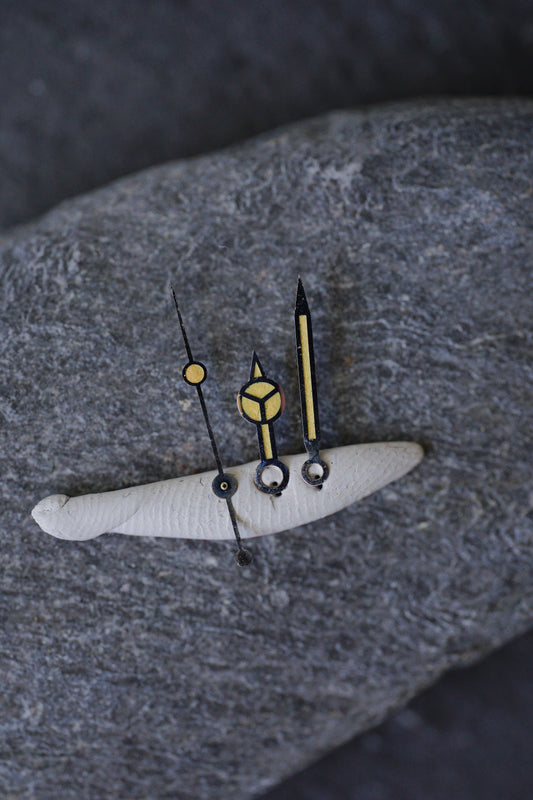 Rolex patina tritium (no glow) hands for Submariner 16800 / 16610 & Sea-Dweller 16600 / 16660