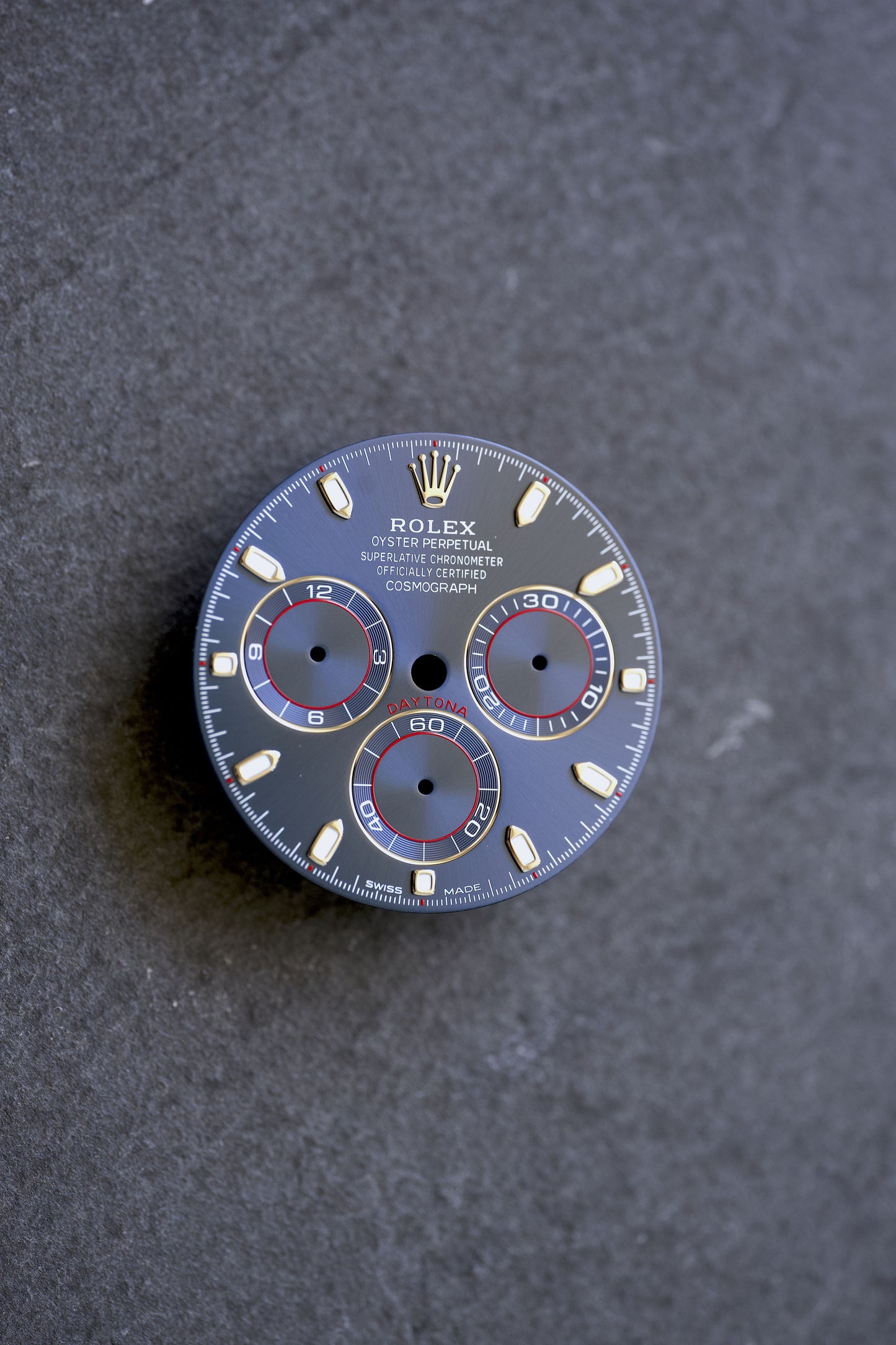 Rolex dial for Daytona 116519 / 116509 / 116520 Blue Daytona Racing Dial NOS