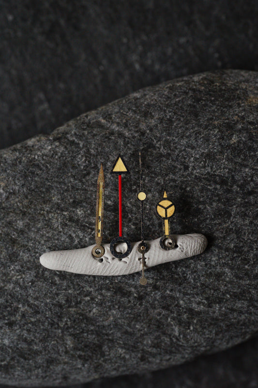 Rolex "Pumpkin" handset for GMT-Master 1675 Tritium with strong patina