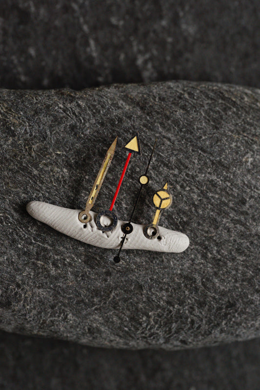 Rolex "Pumpkin" handset for GMT-Master 1675 Tritium with strong patina