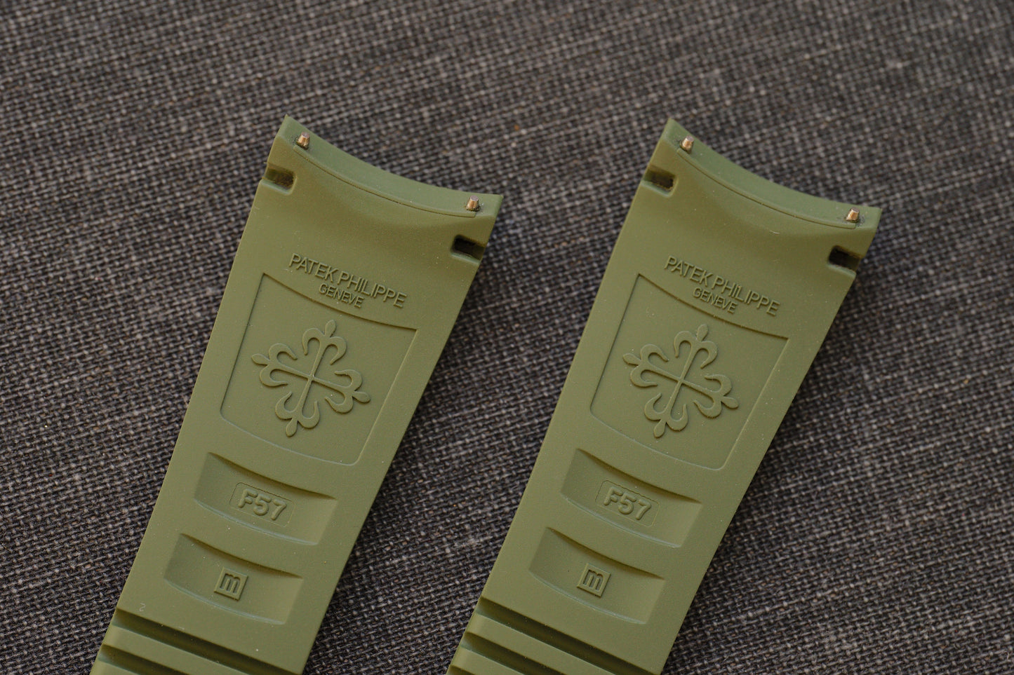 Patek Philippe Original NOS Aquanaut 5168 5968 Khaki Green Rubber Strap