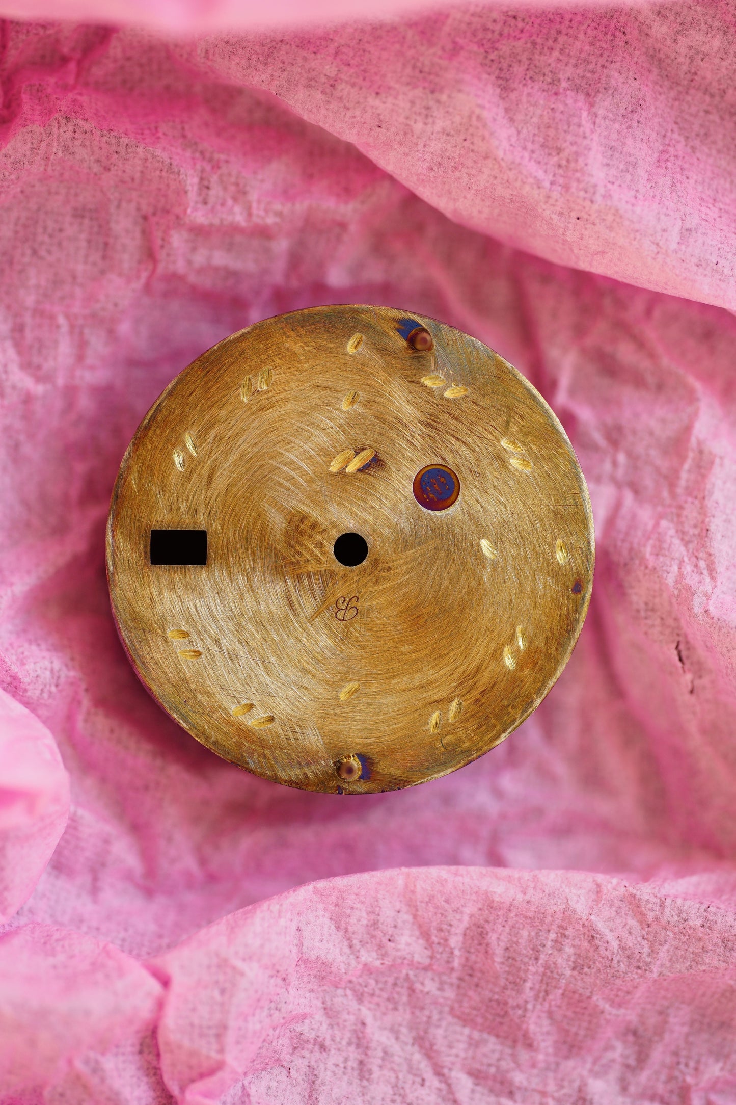 Rolex "Tropical Purple Nipple Dial" for Submariner yellow gold 1680/8 Tritium