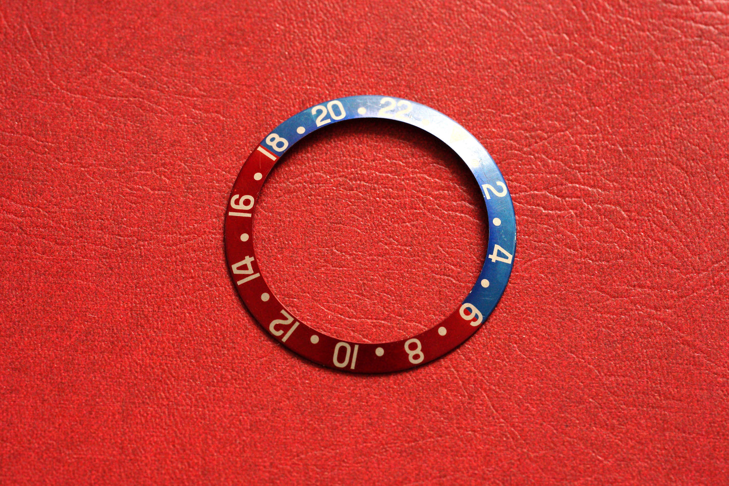Rolex Red Back Inlay / Insert / Einlage für GMT-Master 1675 / 16750