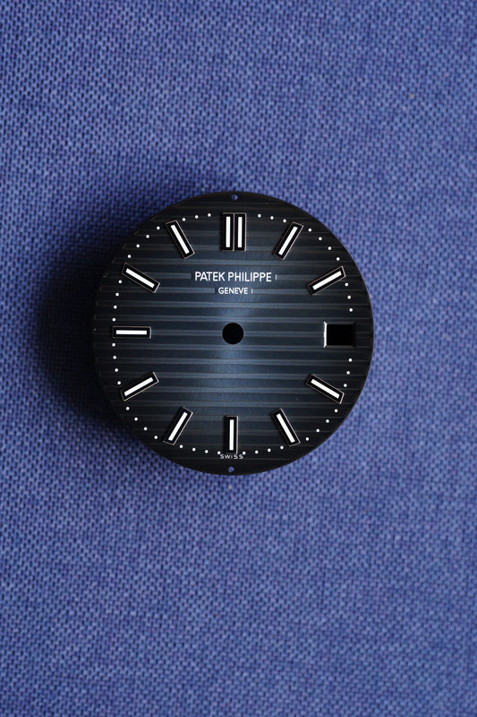 Patek Philippe NOS Zifferblatt blau MKIII für Nautilus 5711 samt Zeigerspiel