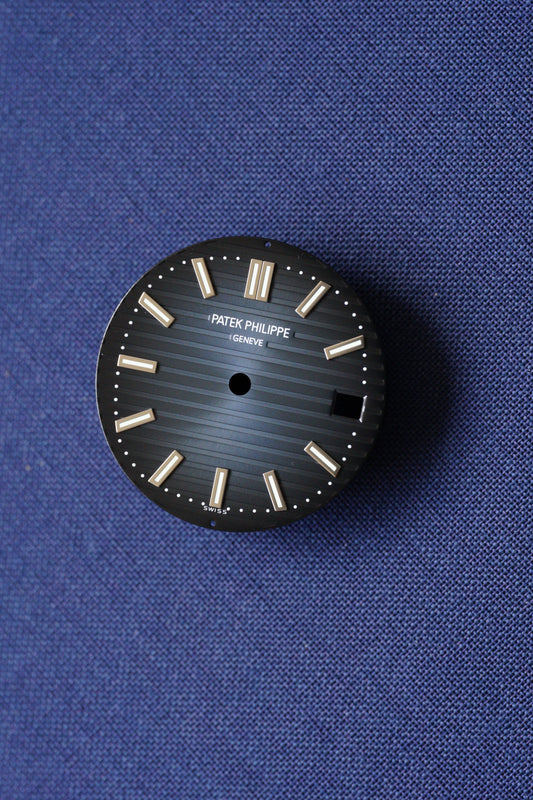 Patek Philippe NOS Zifferblatt blau MKIII für Nautilus 5711 samt Zeigerspiel