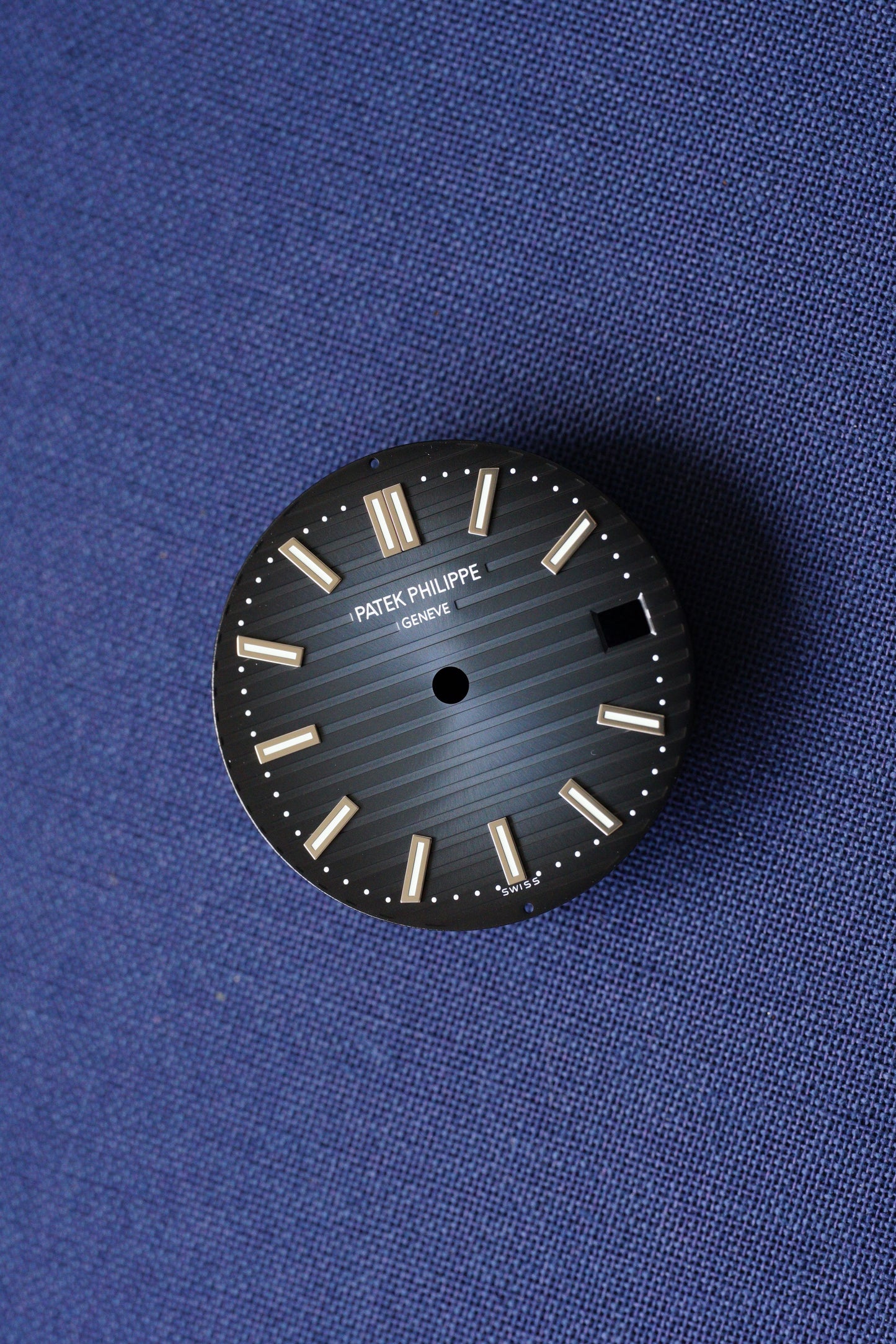 Patek Philippe NOS Zifferblatt blau MKIII für Nautilus 5711 samt Zeigerspiel