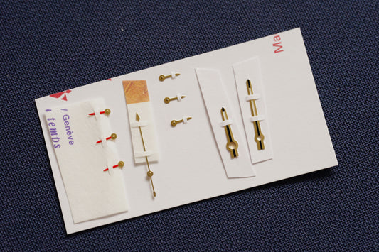 Rolex NOS "Racing Dial" handset red (red hands) for Daytona 116523 | 116528 | 116518 and other Chromalight (blue)