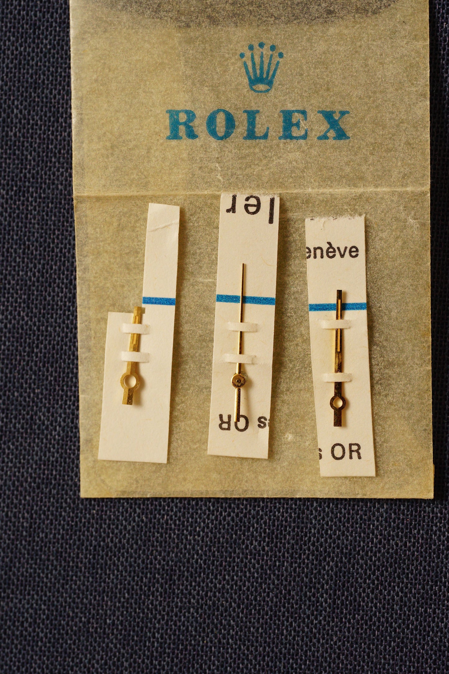 Rolex NOS Zeigersatz / handset für Day-Date 36 mm 18238 / 18038 und andere mit dunkler Patina