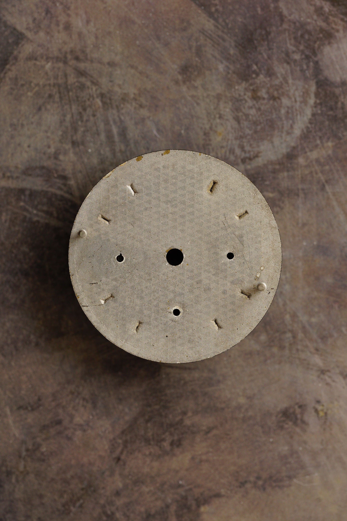 Enicar NOS black dial for vintage chronograph models with tritium lume