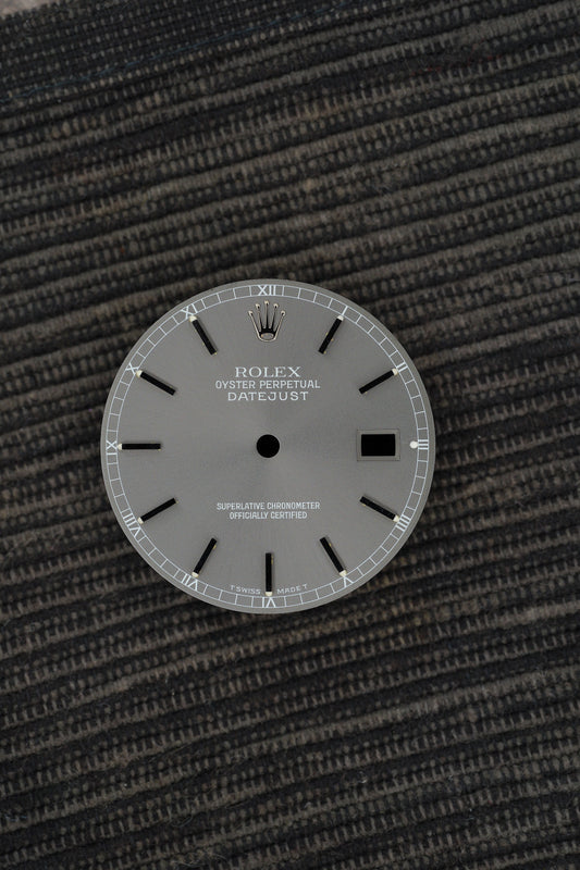 Rolex grey dial for Oyster Perpetual Datejust 36mm Tritium 16234 16014 16200