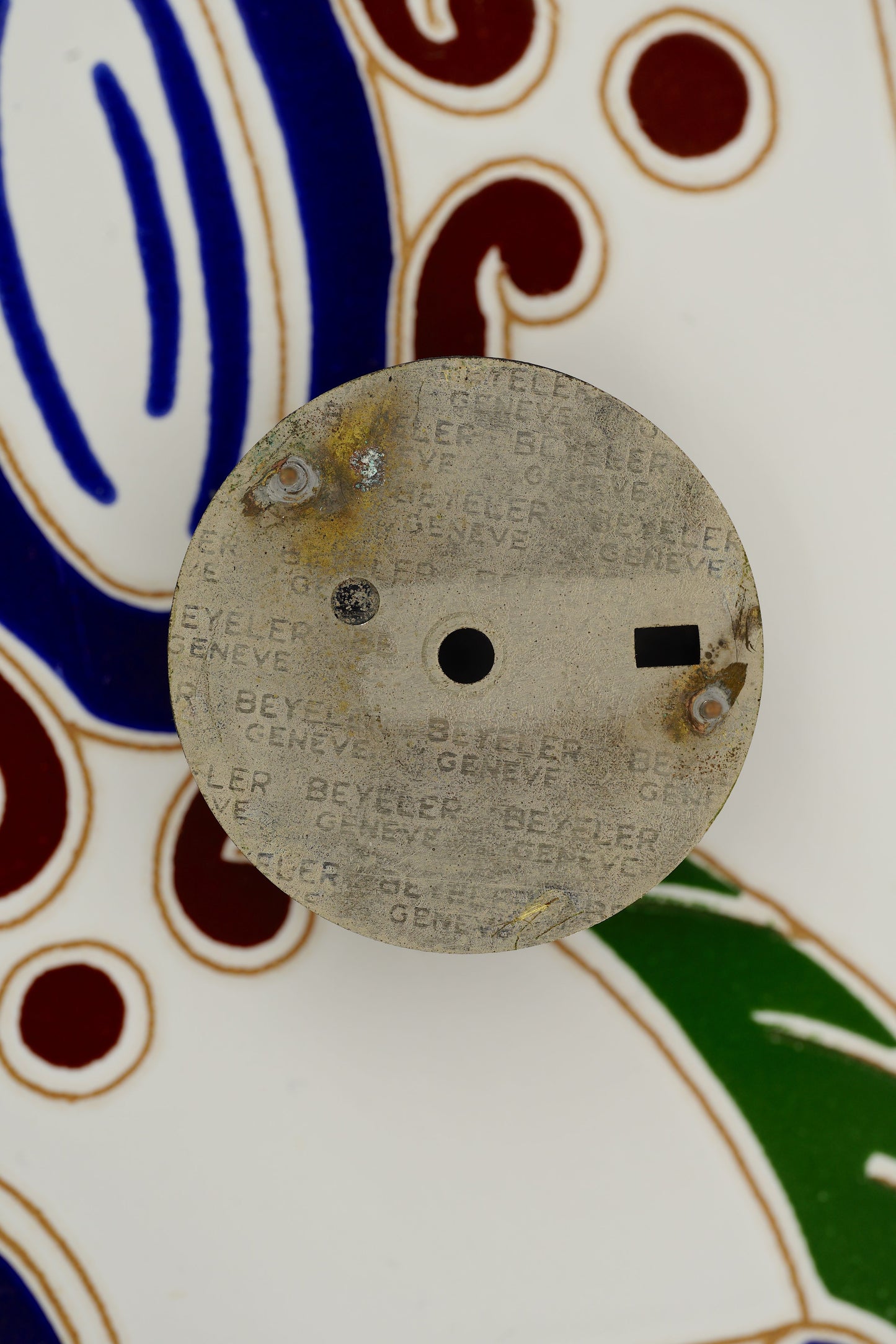 Rolex Zifferblatt matt für GMT-Master 16750 Tritium Pumpkin Patina