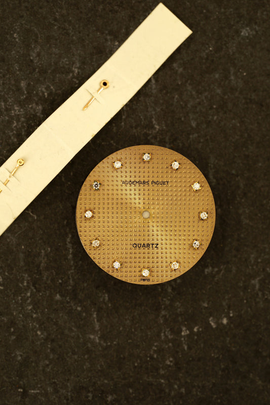 Audemars Piguet NOS (!!) Diamond Dial for Royal Oak Quartz 6008BA | 6008SA including NOS hands