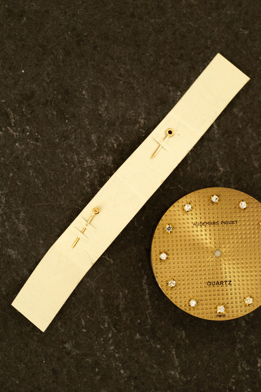 Audemars Piguet NOS (!!) Diamond Dial for Royal Oak Quartz 6008BA | 6008SA including NOS hands