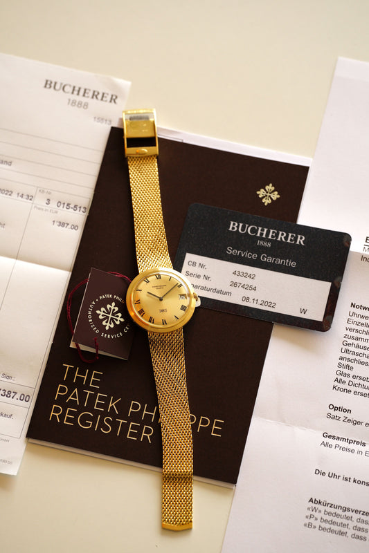 Patek Philippe Calatrava 35 mm gold 3565/1 "IOS" Million Dollar Associate Complete / Patek Restauration / Service 11/2022