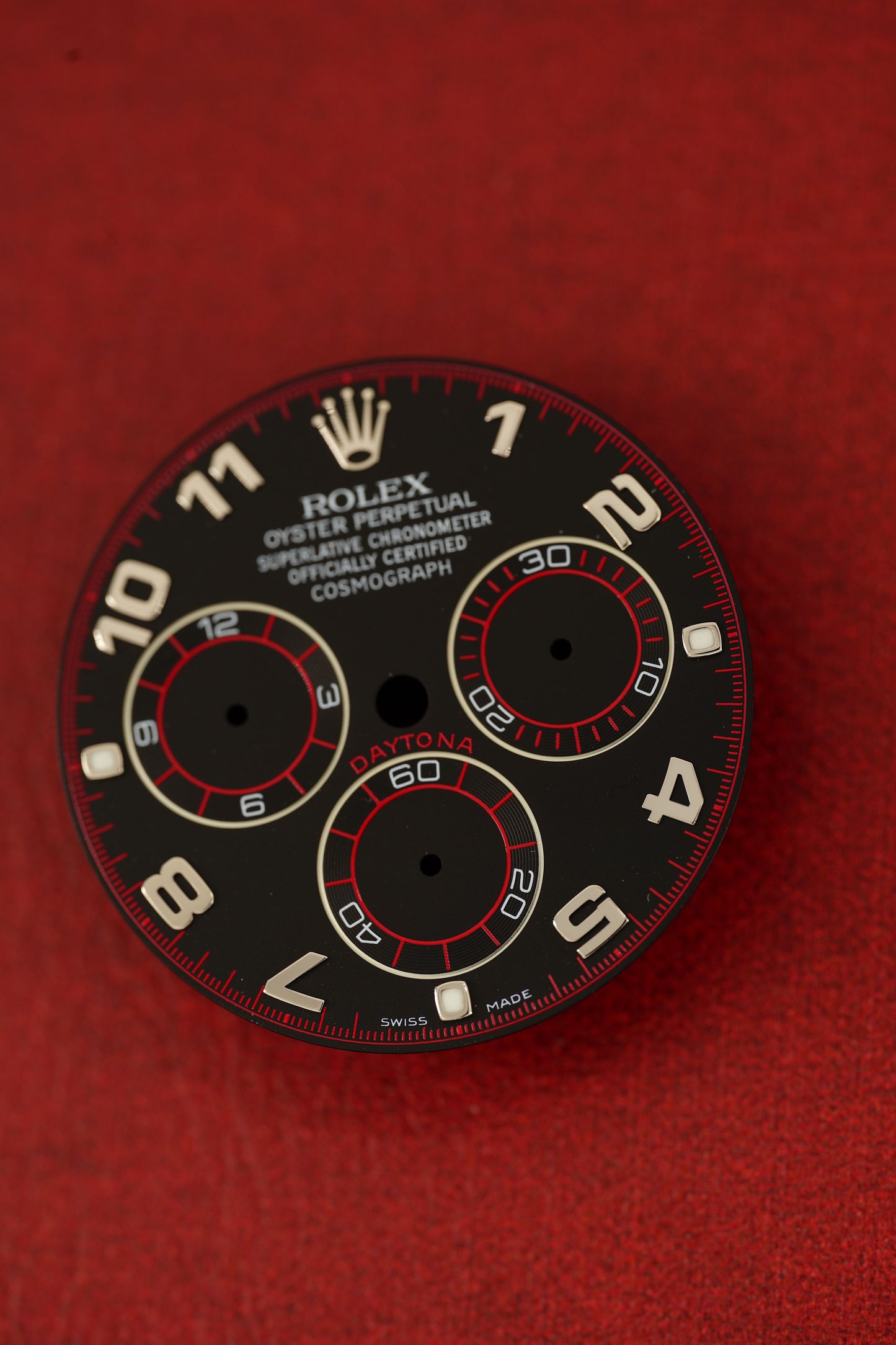 Rolex Racing Black Dial for Daytona 116509 | 116519 Luminova