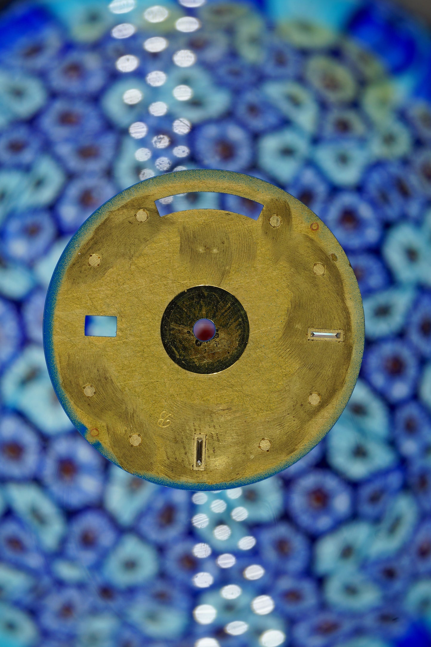 Rolex NOS "Blue Vignette" Stella-Like Diamond Dial for OP Day-Date 36 mm 18038 | 18238 | 18018 | 18348 Tritium