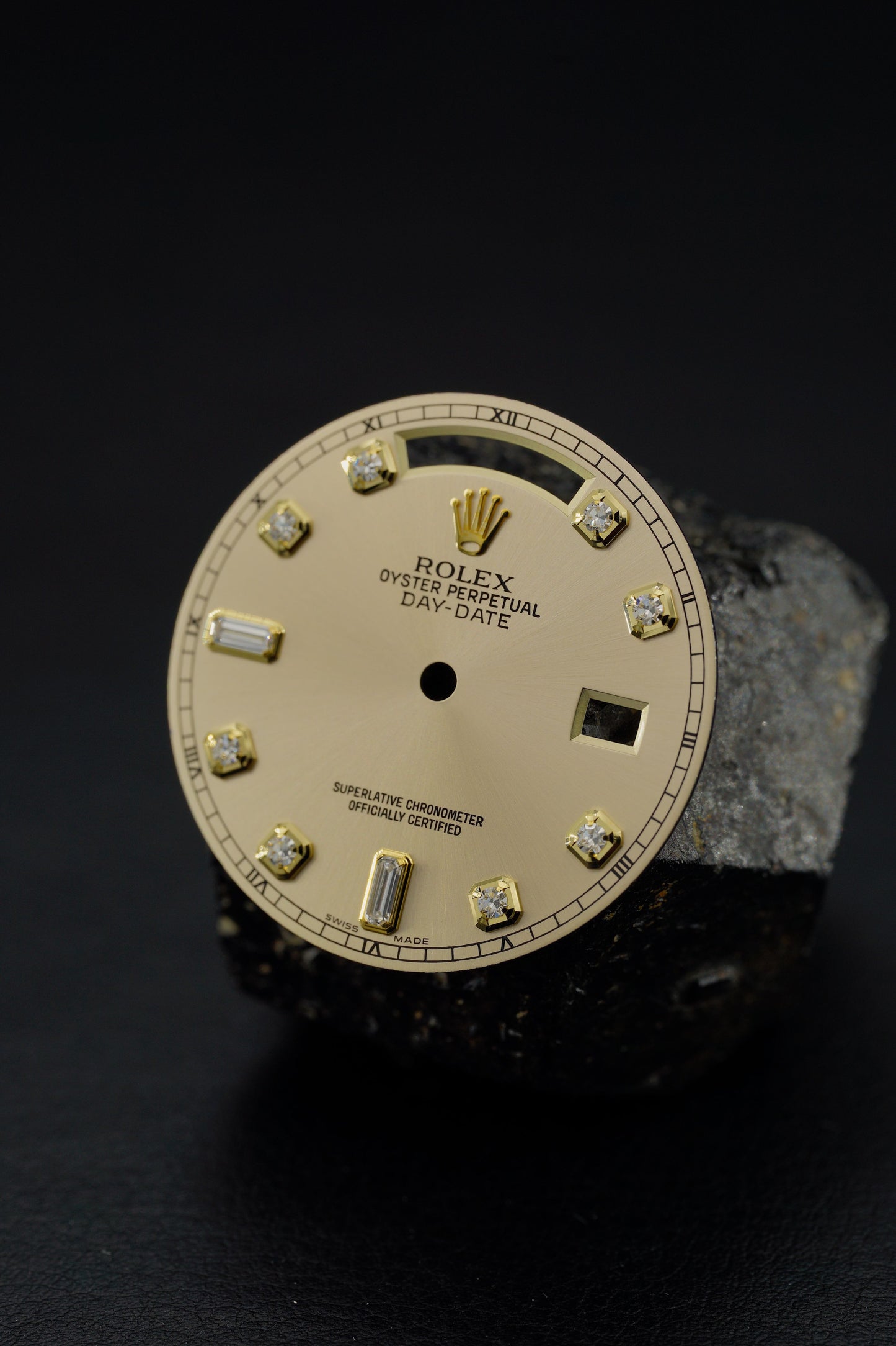 Rolex Diamond Dial Silver-Gold for OP Day-Date 36 mm 18038 | 18238 | 118238 | 118208
