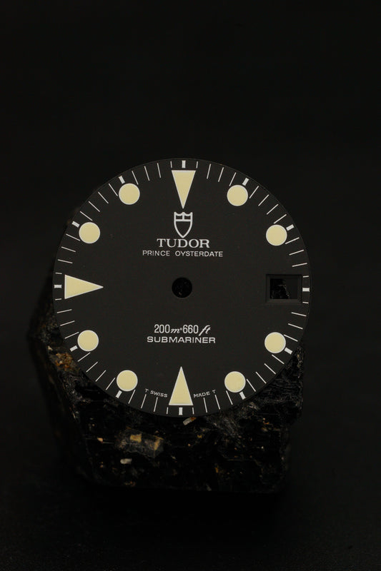Tudor Black Matte Dial for Submariner 79090 and 75090 with tritium lume