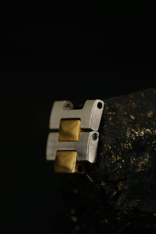 Patek Philippe Stahl / Gelbgold Glieder für Nautilus 3800